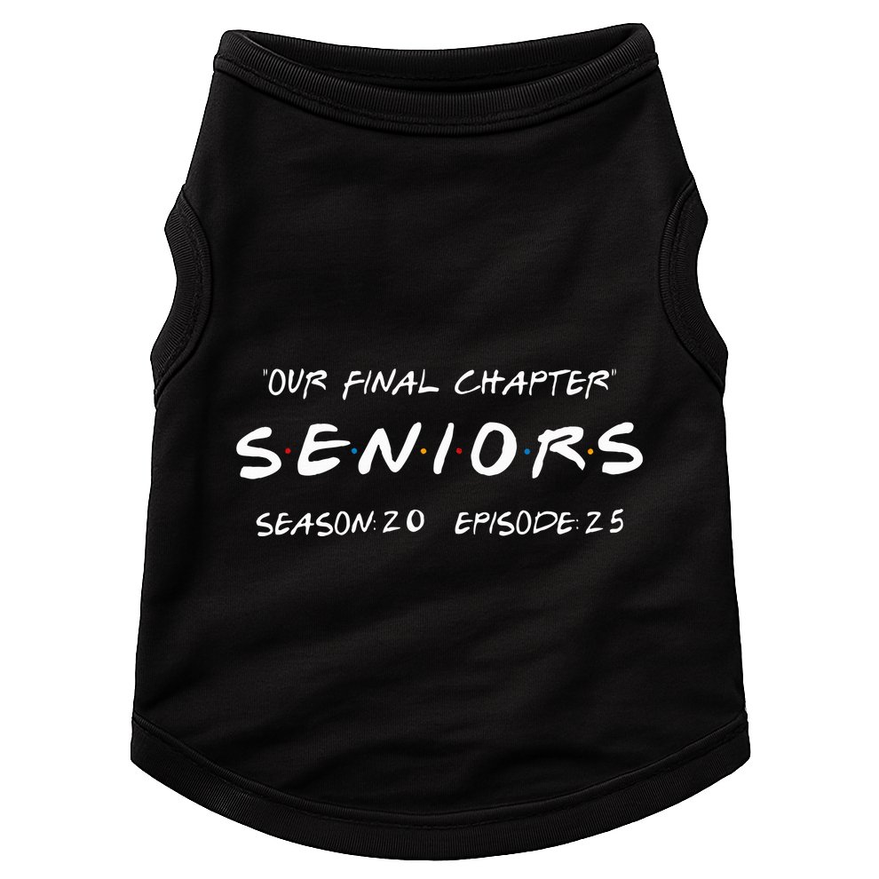 Final Chapter Class Of 2025 Senior Retro Funny Seniors 2025 Doggie Tank