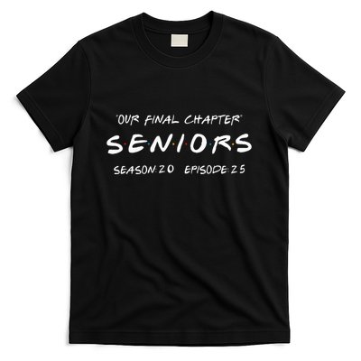 Final Chapter Class Of 2025 Senior Retro Funny Seniors 2025 T-Shirt