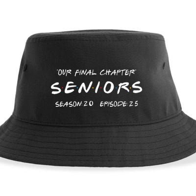 Final Chapter Class Of 2025 Senior Retro Funny Seniors 2025 Sustainable Bucket Hat