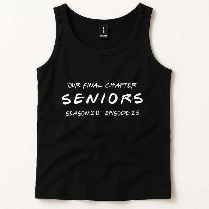 Final Chapter Class Of 2025 Senior Retro Funny Seniors 2025 Tank Top