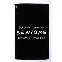 Final Chapter Class Of 2025 Senior Retro Funny Seniors 2025 Golf Towel