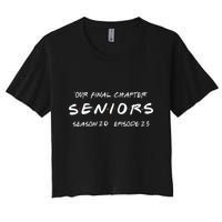 Final Chapter Class Of 2025 Senior Retro Funny Seniors 2025 Crop Top