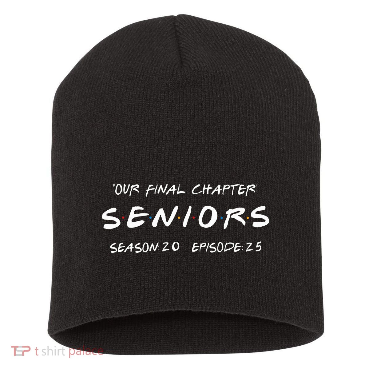 Final Chapter Class Of 2025 Senior Retro Funny Seniors 2025 Short Acrylic Beanie