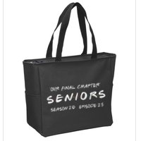 Final Chapter Class Of 2025 Senior Retro Funny Seniors 2025 Zip Tote Bag