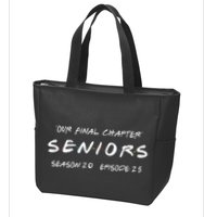 Final Chapter Class Of 2025 Senior Retro Funny Seniors 2025 Zip Tote Bag