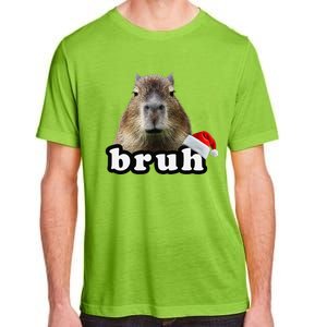 Funny Capybara Christmas Adult ChromaSoft Performance T-Shirt