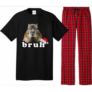 Funny Capybara Christmas Pajama Set