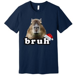 Funny Capybara Christmas Premium T-Shirt