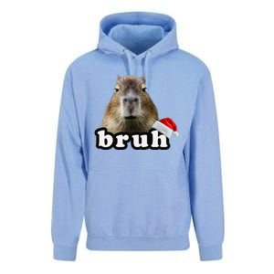 Funny Capybara Christmas Unisex Surf Hoodie