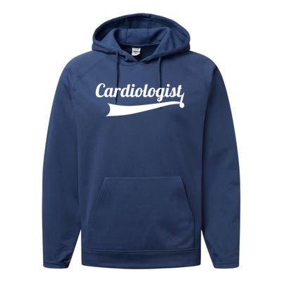 Future Cardiologist Cardiology Cardiologists Heart Surgeon Gift Performance Fleece Hoodie