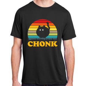 Funny Cat Chonk Adult ChromaSoft Performance T-Shirt