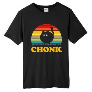 Funny Cat Chonk Tall Fusion ChromaSoft Performance T-Shirt