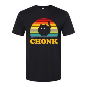 Funny Cat Chonk Softstyle CVC T-Shirt