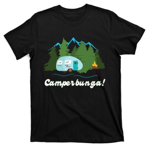 Fun Camping Camperbunga Mountain Forest Hiking Graphic T-Shirt