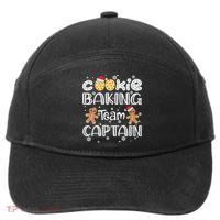 Funny Christmas Cookie Baking Team Captain Gingerbread Xmas 7-Panel Snapback Hat