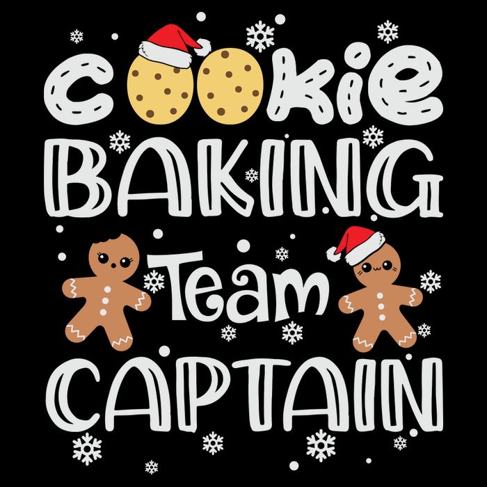 Funny Christmas Cookie Baking Team Captain Gingerbread Xmas 16 in Basic Backpack
