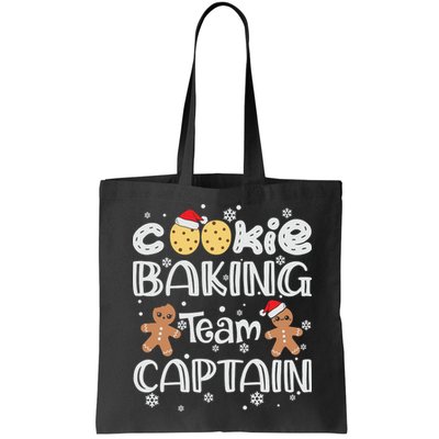 Funny Christmas Cookie Baking Team Captain Gingerbread Xmas Bag