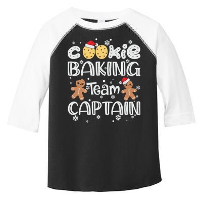 Funny Christmas Cookie Baking Team Captain Gingerbread Xmas Toddler Fine Jersey T-Shirt