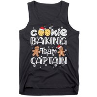 Funny Christmas Cookie Baking Team Captain Gingerbread Xmas Tank Top