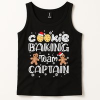Funny Christmas Cookie Baking Team Captain Gingerbread Xmas Tank Top