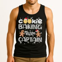 Funny Christmas Cookie Baking Team Captain Gingerbread Xmas Tank Top