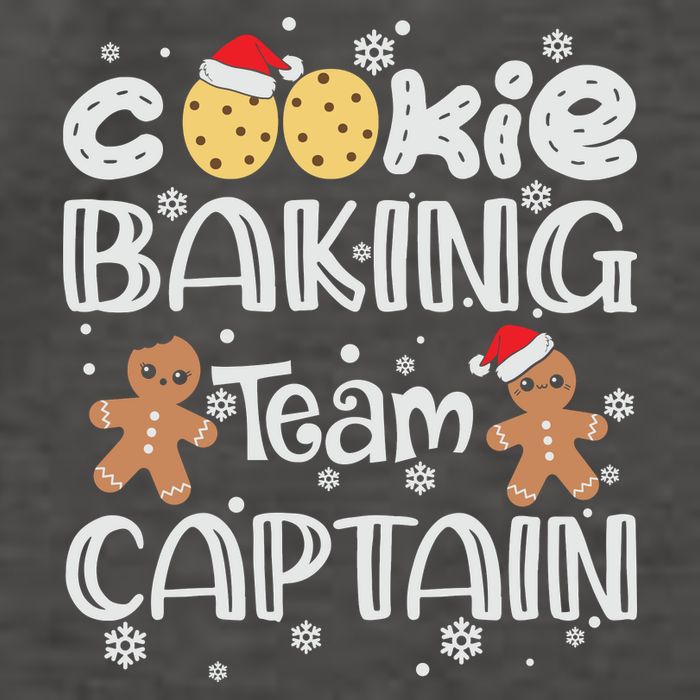 Funny Christmas Cookie Baking Team Captain Gingerbread Xmas Vector Backpack