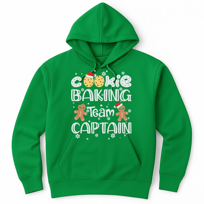 Funny Christmas Cookie Baking Team Captain Gingerbread Xmas Hoodie
