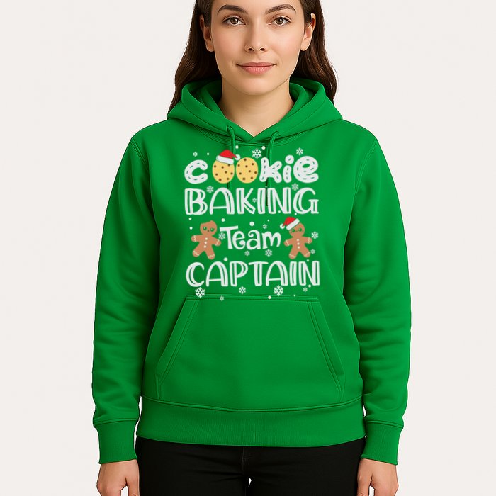 Funny Christmas Cookie Baking Team Captain Gingerbread Xmas Hoodie