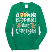Funny Christmas Cookie Baking Team Captain Gingerbread Xmas Long Sleeve Shirt