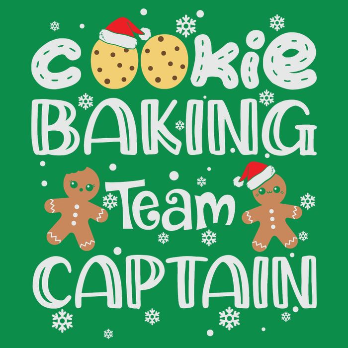 Funny Christmas Cookie Baking Team Captain Gingerbread Xmas Long Sleeve Shirt