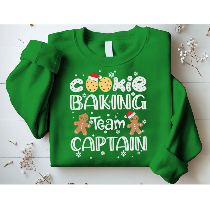 Funny Christmas Cookie Baking Team Captain Gingerbread Xmas Sweatshirt