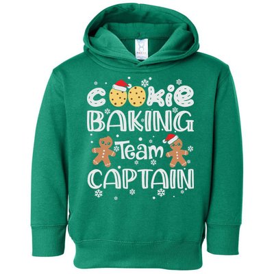 Funny Christmas Cookie Baking Team Captain Gingerbread Xmas Toddler Hoodie