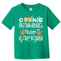 Funny Christmas Cookie Baking Team Captain Gingerbread Xmas Toddler T-Shirt