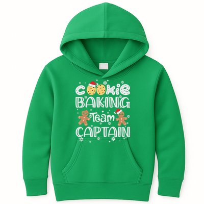 Funny Christmas Cookie Baking Team Captain Gingerbread Xmas Kids Hoodie