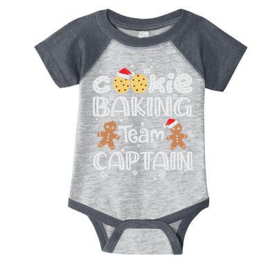 Funny Christmas Cookie Baking Team Captain Gingerbread Xmas Infant Baby Jersey Bodysuit