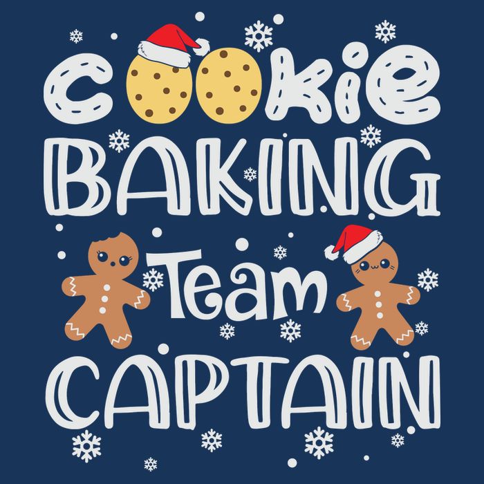 Funny Christmas Cookie Baking Team Captain Gingerbread Xmas Infant Baby Jersey Bodysuit