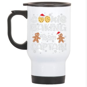 Funny Christmas Cookie Baking Team Captain Gingerbread Xmas Stainless Steel Travel Mug