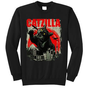 Funny Cat Catzilla Sweatshirt