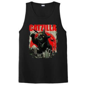 Funny Cat Catzilla PosiCharge Competitor Tank