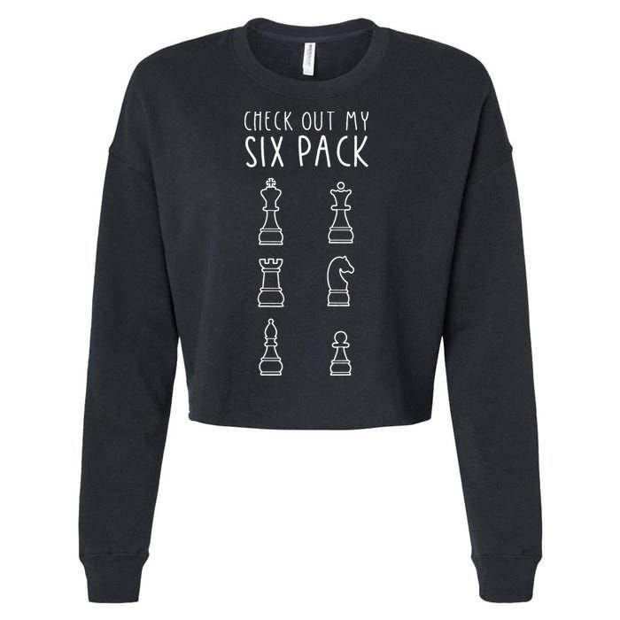 Funny Chess Chess Club Chess Player Chess Lover Chess Cropped Pullover Crew
