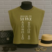 Funny Chess Chess Club Chess Player Chess Lover Chess Garment-Dyed Women's Muscle Tee