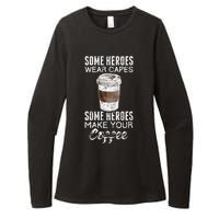 Funny Coffeemaker Coffee Lover Gift Idea Barista Womens CVC Long Sleeve Shirt