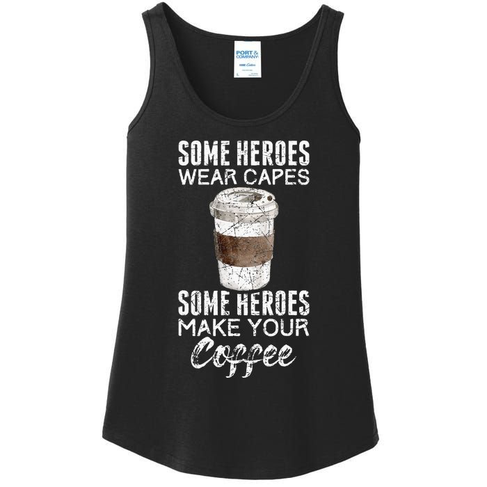 Funny Coffeemaker Coffee Lover Gift Idea Barista Ladies Essential Tank