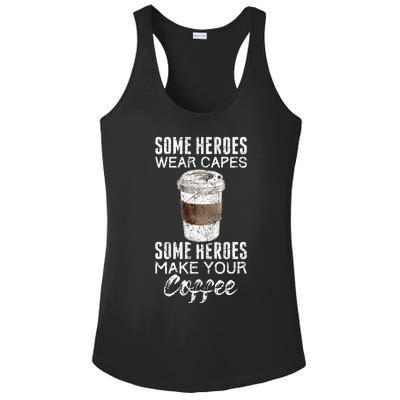 Funny Coffeemaker Coffee Lover Gift Idea Barista Ladies PosiCharge Competitor Racerback Tank