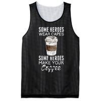 Funny Coffeemaker Coffee Lover Gift Idea Barista Mesh Reversible Basketball Jersey Tank