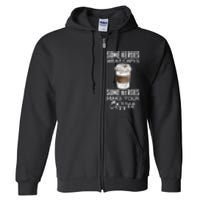 Funny Coffeemaker Coffee Lover Gift Idea Barista Full Zip Hoodie