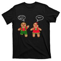 Funny Crude Christmas Humor Gingerbread Puns Slapstick Xmas T-Shirt