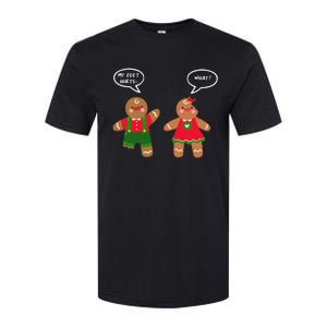 Funny Crude Christmas Humor Gingerbread Puns Slapstick Xmas Softstyle CVC T-Shirt