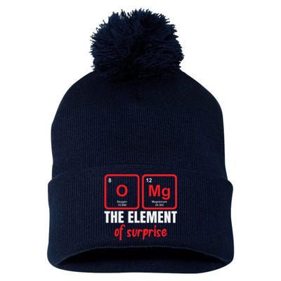 Funny Chemistry Chemist Science Teacher Pom Pom 12in Knit Beanie