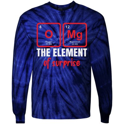 Funny Chemistry Chemist Science Teacher Tie-Dye Long Sleeve Shirt